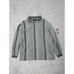 Vintage 90s Penmans Gray Full Sleeves Polo